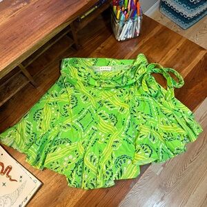 rhode mini wrap skirt